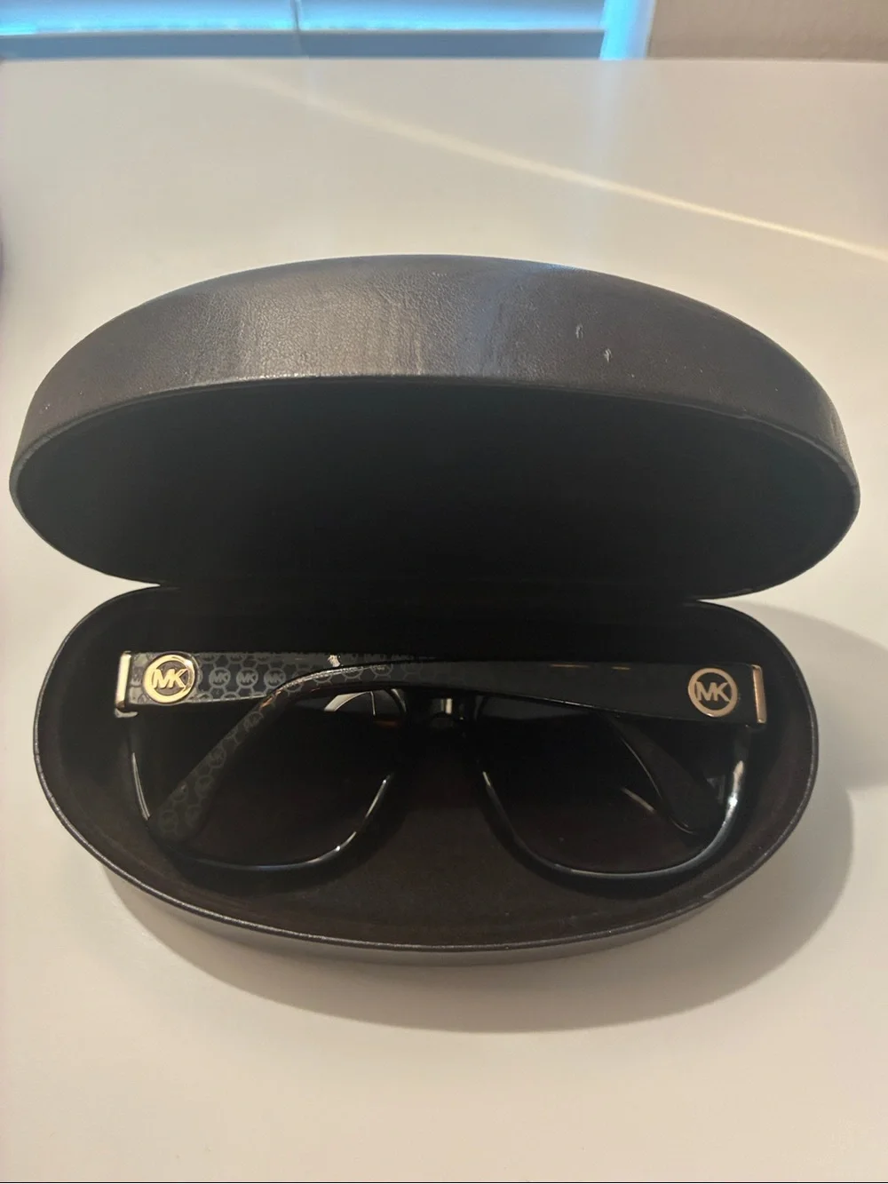 Michael Kors Knox Tortoise Shell Sunglasses with Gold MK Emblems